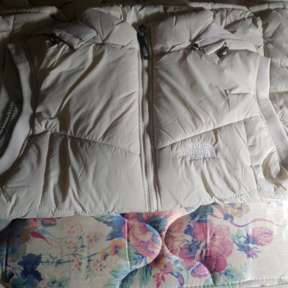 No sleeve North Face jacket